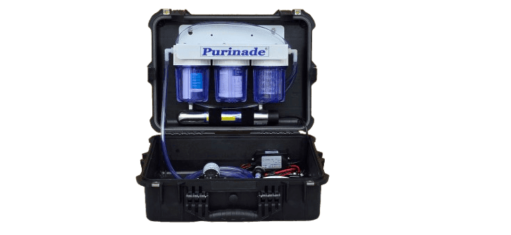 High Speed Portable Water Purification / Sterilization Now with Electropositive Filtration